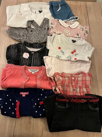 Lot printemps / été 6 mois fille