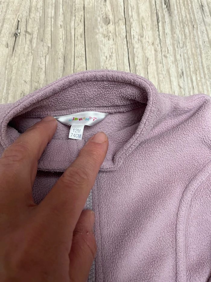 Polaire kidkanai taille 12 mois - photo numéro 3