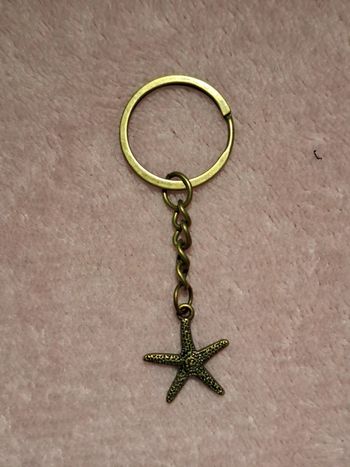 Porte clé étoile de mer