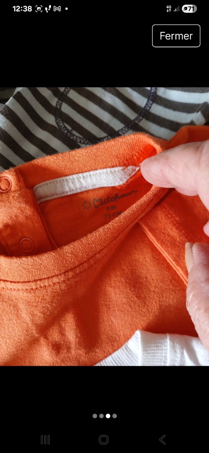 Tee-shirt garçon Taille 9 mois - photo numéro 3