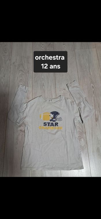 Tee-shirt ML orchestra 12 ans