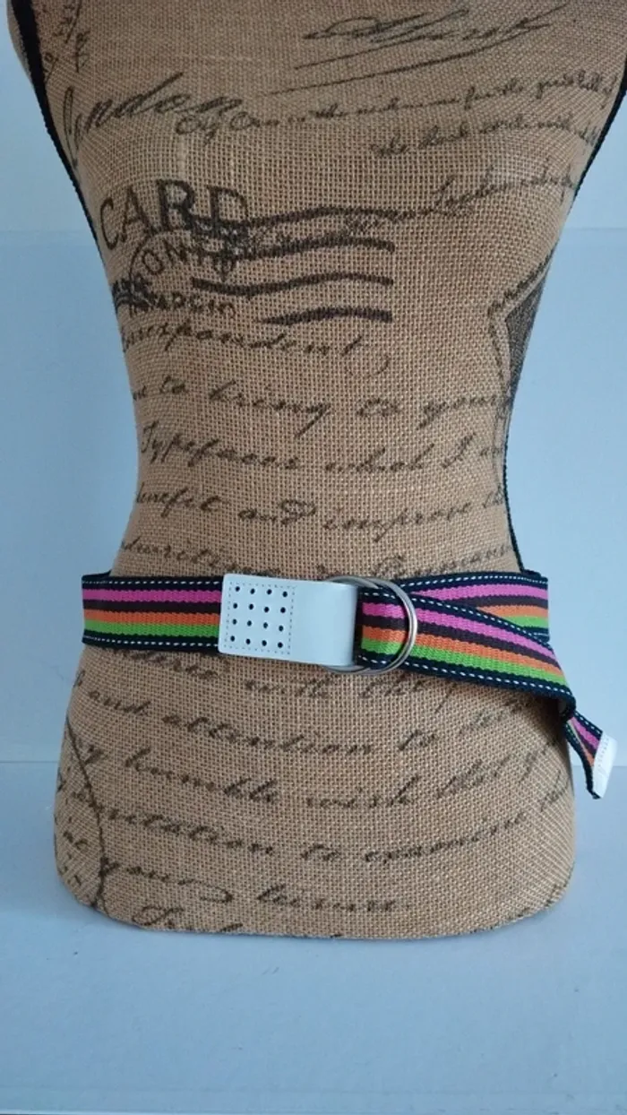 Ceinture multicolore ajustable - photo numéro 2