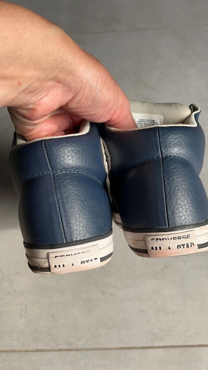 Converse Baskets Ctas High Street En Bleu - photo numéro 6