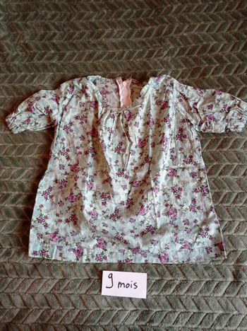 Tunique fleurie 9 mois