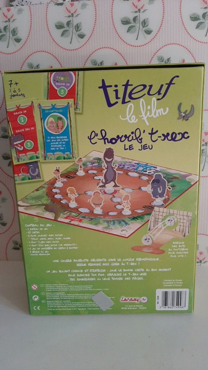 Titeuf jeu l horrible t-rex lansay - photo numéro 2