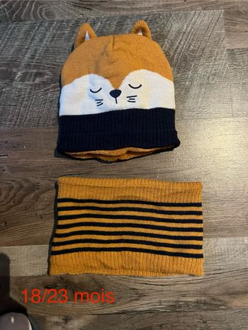 Bonnet et cache cou