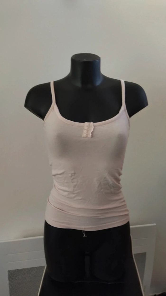 Débardeur femme rose pâle - photo numéro 2