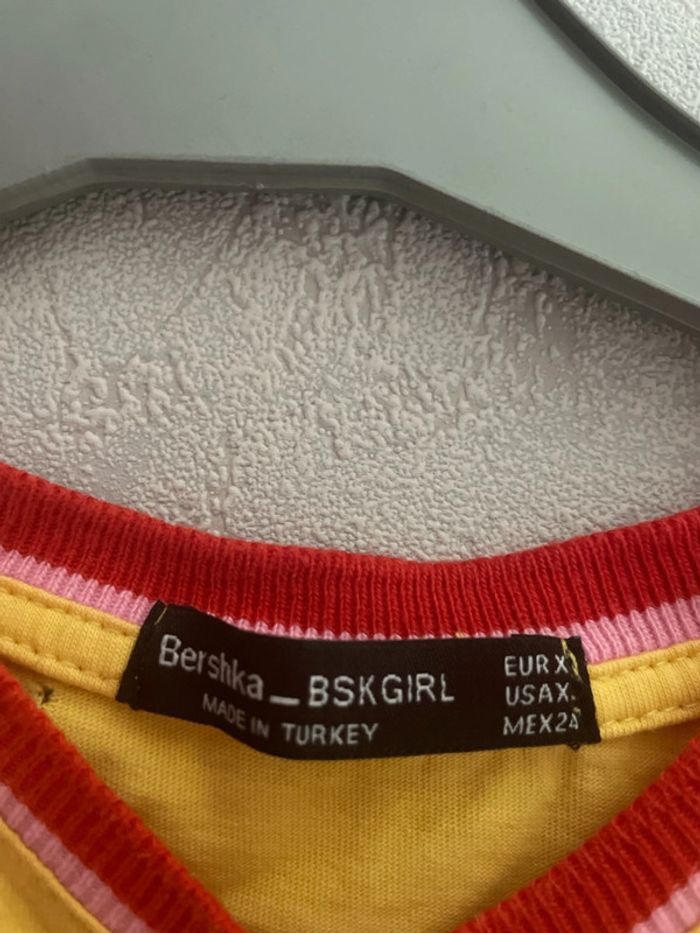 Tee shirt jaune bershka - photo numéro 2