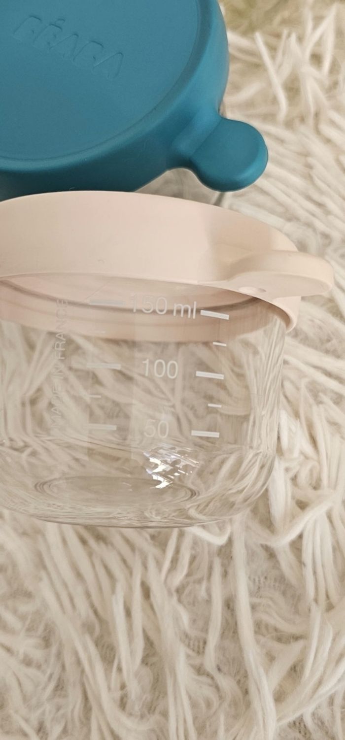 Lot de 4 pots en verres Béaba 150ml - photo numéro 7