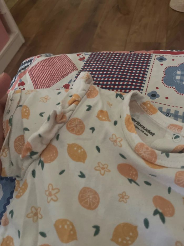 Combinaison été short vertbaudet fille 36 mois - photo numéro 4