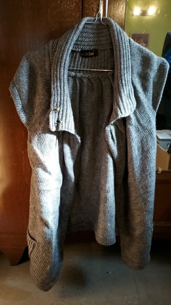 Gilet en laine sans manche
