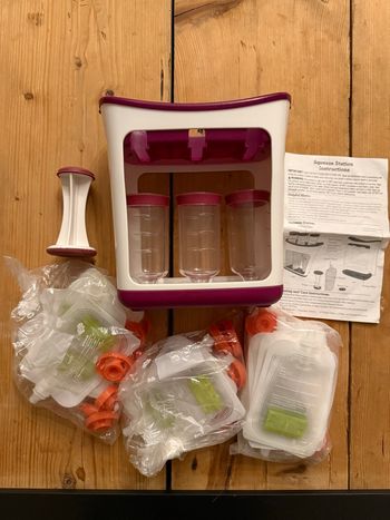 Squeeze station, station de remplissage de gourdes