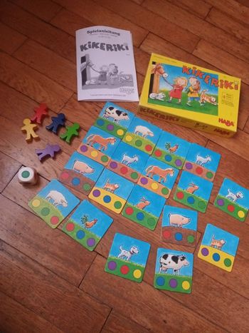 Jeu Haba kikeriki cocoricot notice en français 2 à 5 joueurs à partir de 3 ans