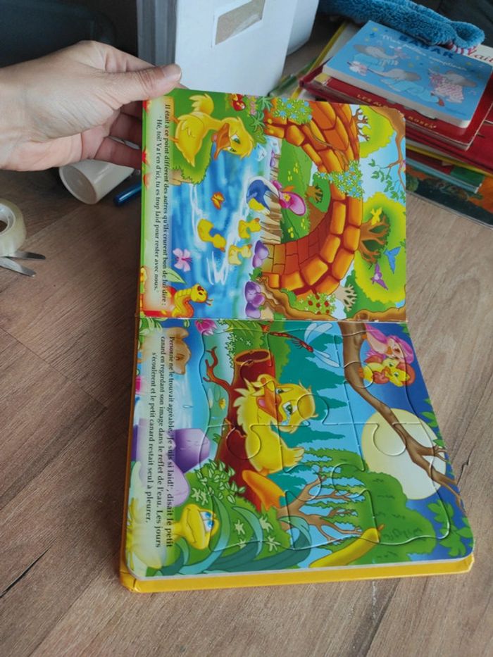 Livre puzzle le vilain petit canard - photo numéro 5