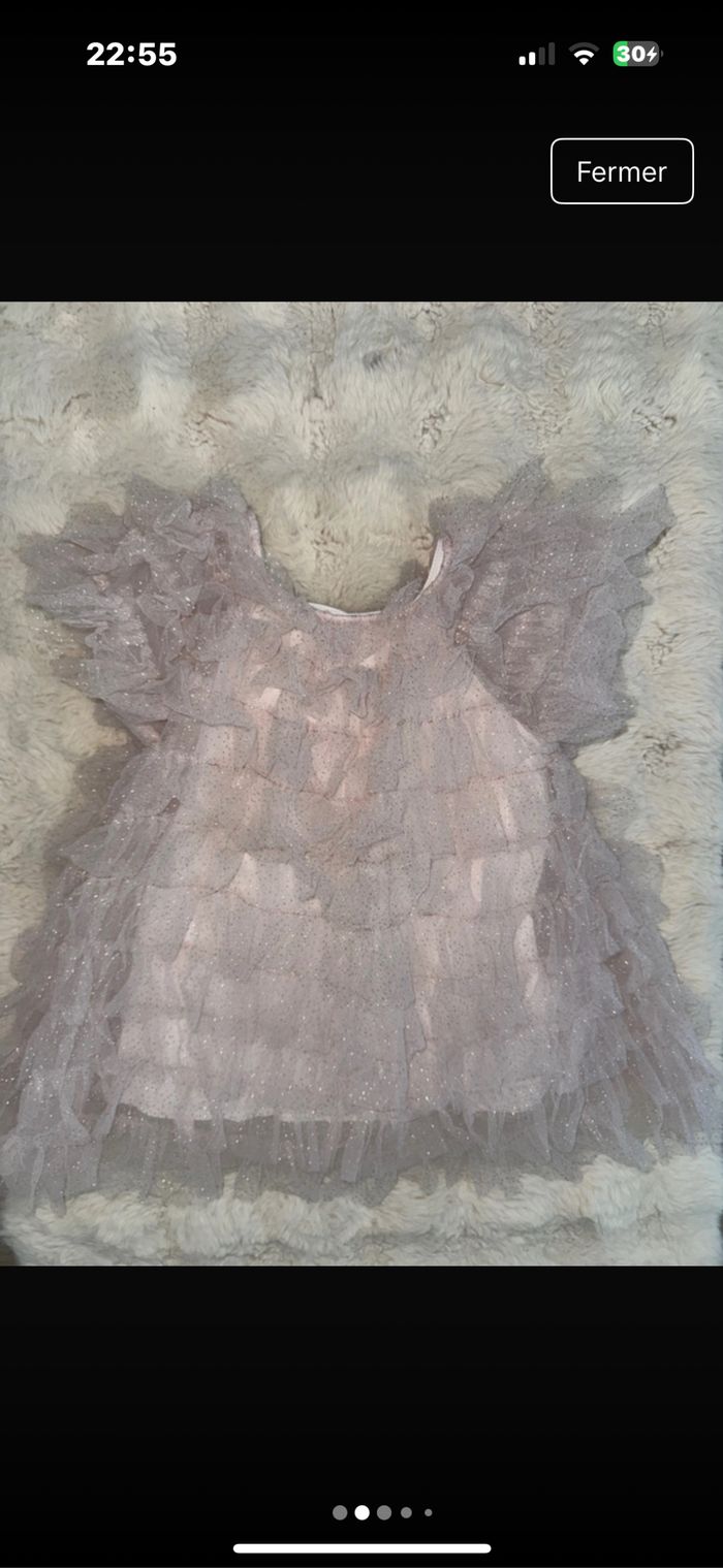 Robe de fête next 12/18 mois excellent état - photo numéro 2