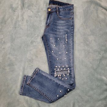 Jeans Y2K Vintage Fashion 👖Perle & Trou -  Taille W27