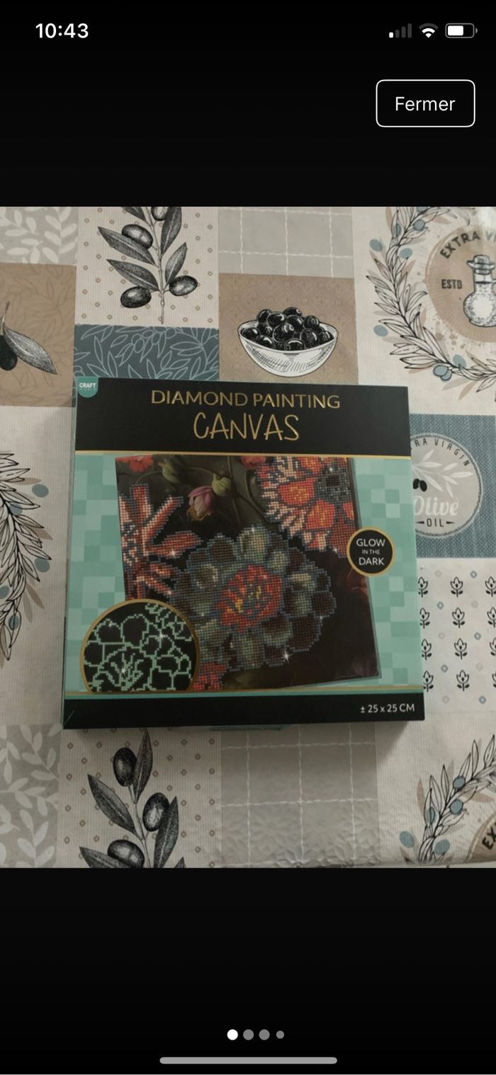 Kit complet de peinture diamants - Neuf