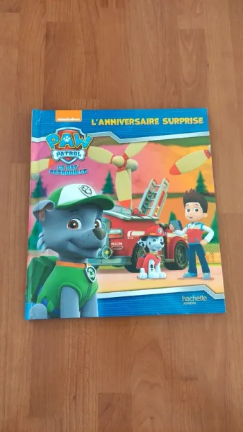 Livre pat patrouille l'anniversaire surprise