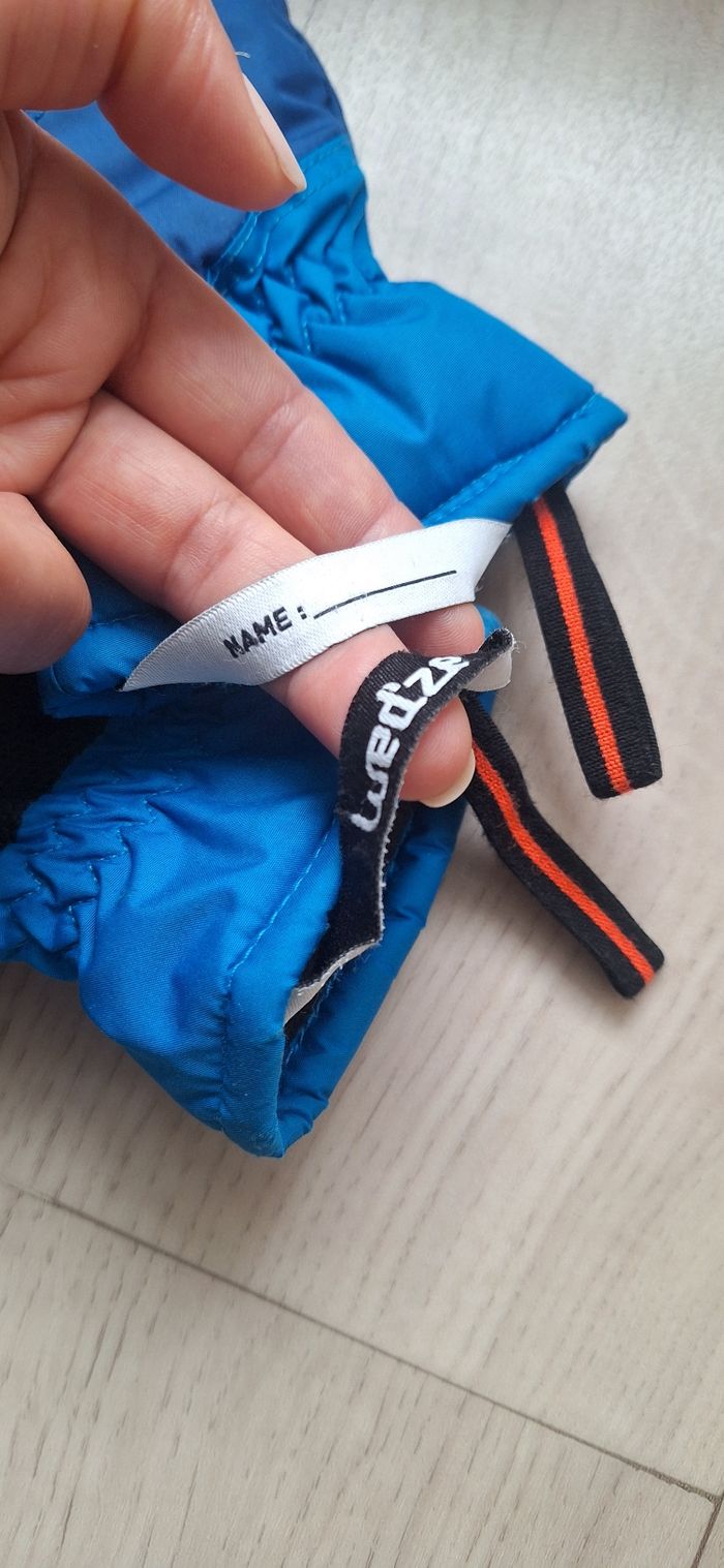 🧤 Gants bleus waterproof Wed'ze – Taille 6-8 ans – Très bon état - photo numéro 7