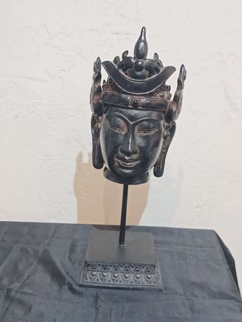 Tête de Bouddha support