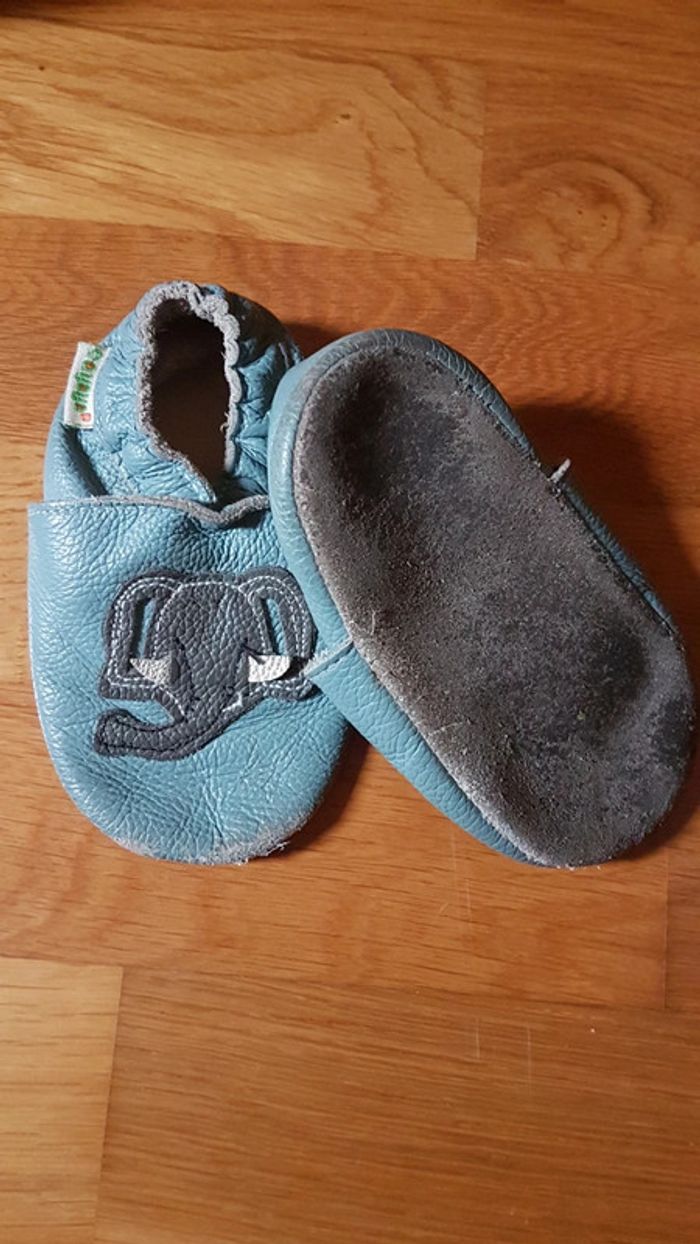 Chaussons en cuir soyoyo 12-18 mois - photo numéro 2