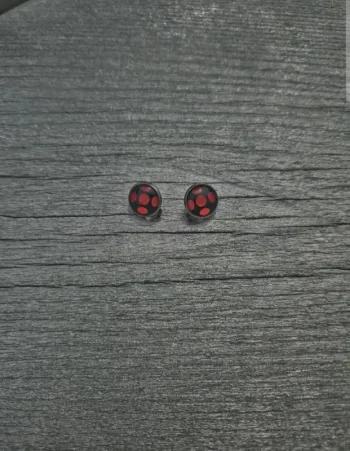 Boucles d'oreilles artisanale antiB / Fortune (pinces)
