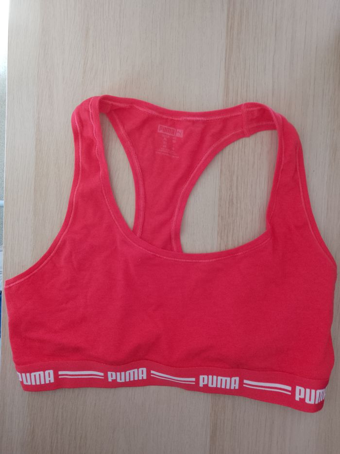 Brassière rouge Puma