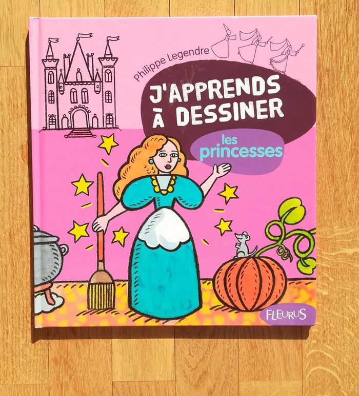 Livre J'apprends à dessiner les princesses - V92B