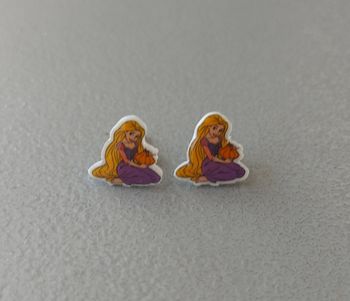 Boucles d'oreilles Raiponce disney