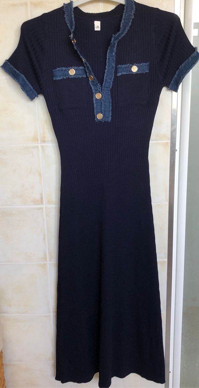 Robe longue bi-matière - Coconut Online