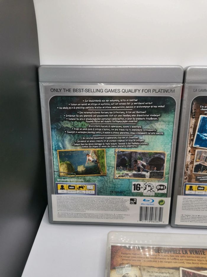 Jeux PS3 collection uncharted lot 3 - photo numéro 3