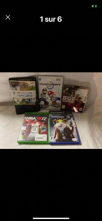 Lot de Jeux pc et jeux vidéo