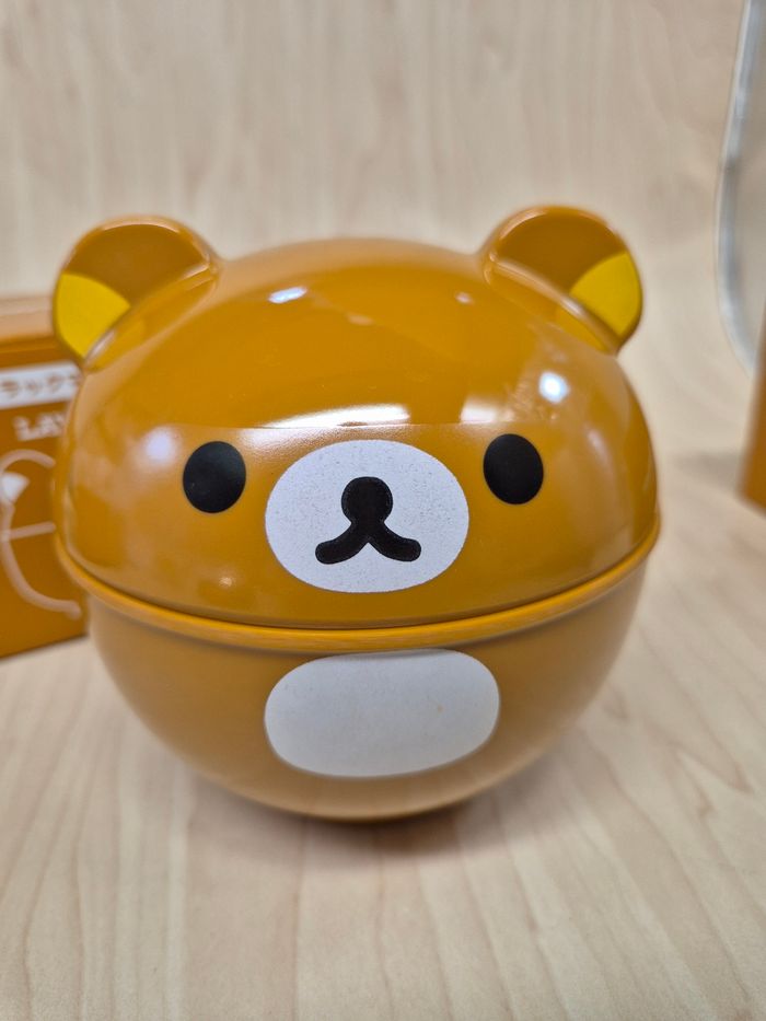 Bol plastique avec couvercle Rilakkuma x Lawson - photo numéro 2
