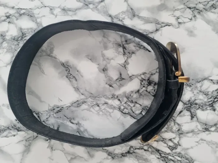 Ceinture noir vintage - photo numéro 16