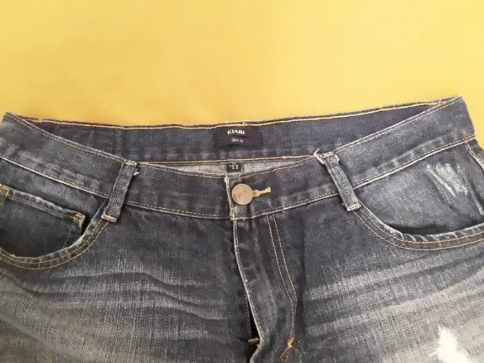 Jeans bleu délavé - photo numéro 3