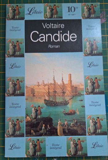 Livre pièce de théâtre "candide de voltaire" en très bon état