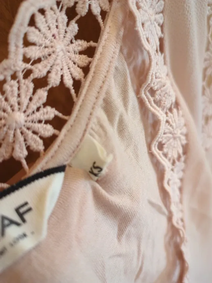 Blouse Naf Naf en rose clair xs - photo numéro 6