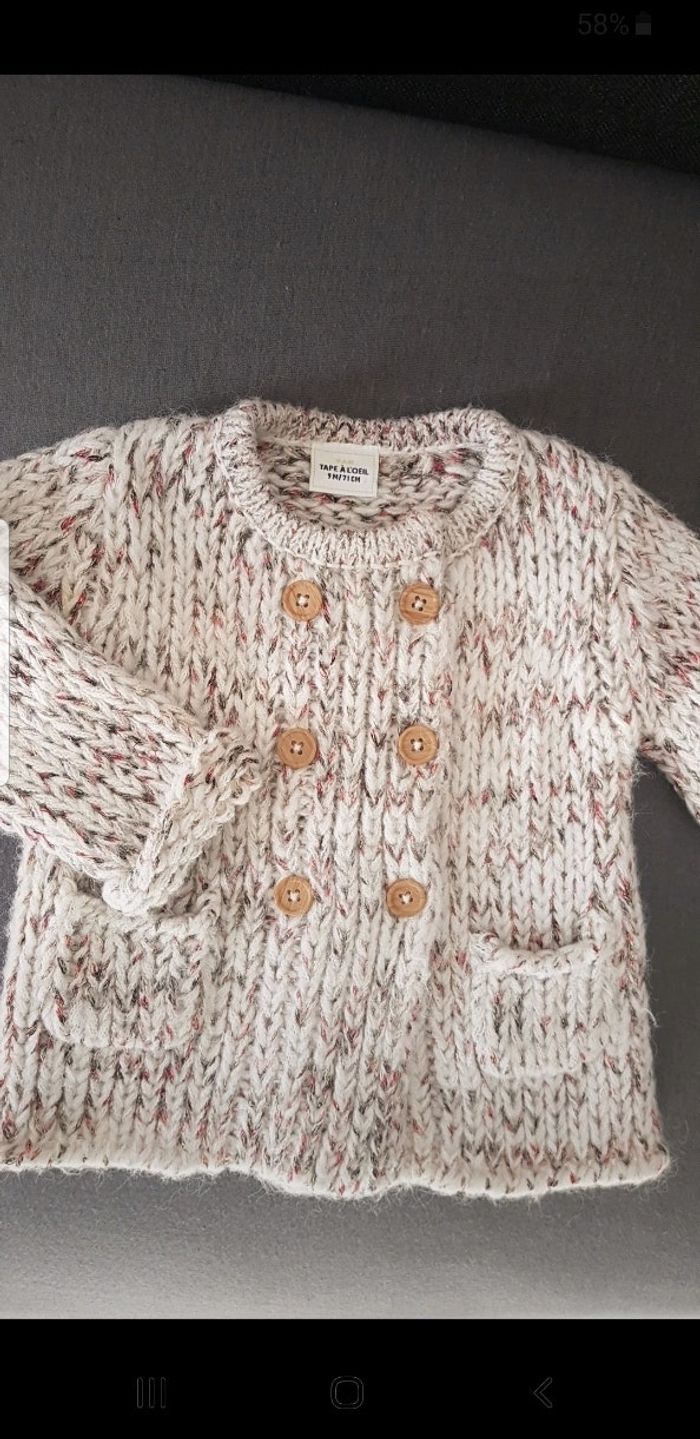 Gilet irisé taille 9 mois - photo numéro 2