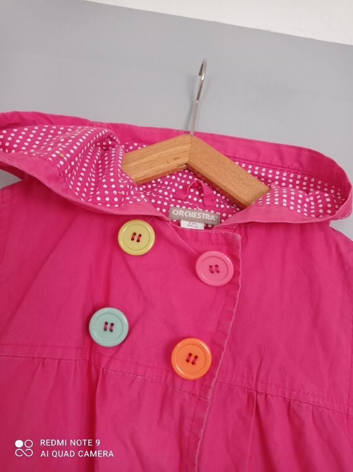 Manteau  rose fruits 4ans - photo numéro 4