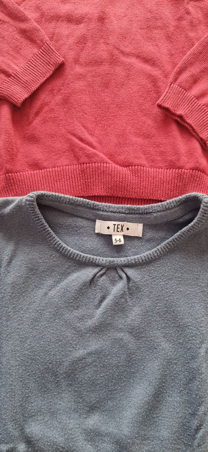 Lot de 2 pulls fille 5/6 ans - photo numéro 3