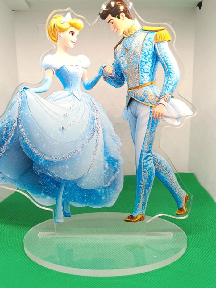 Décoration 2d Cendrillon et son prince Disney