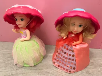 Lot de 2 Poupées cupcake