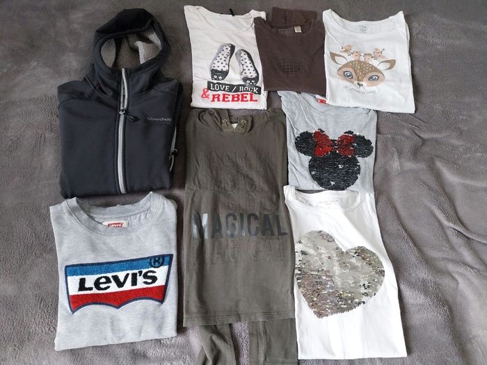 Lot de vêtements fille 12 ans automne hiver - photo numéro 2