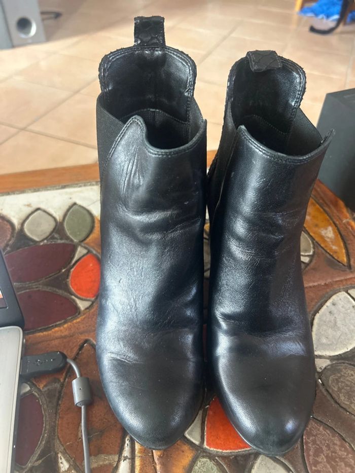 Bottines noires Eram