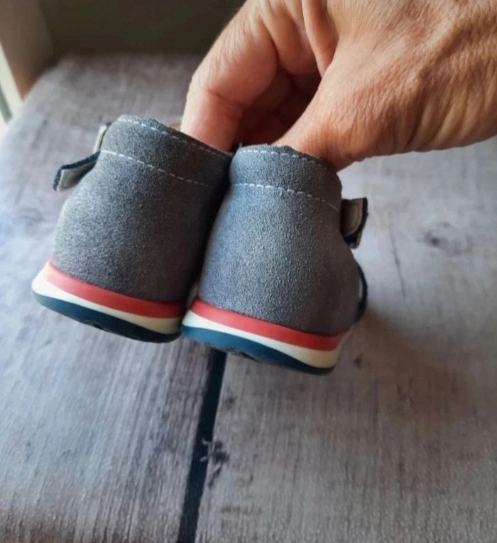 Chaussures sandales Saxo Blues cuir T 21 - photo numéro 3