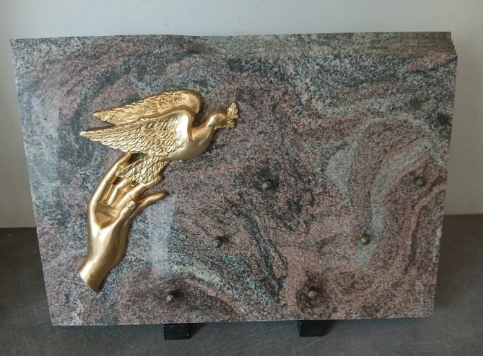 Plaque en marbre