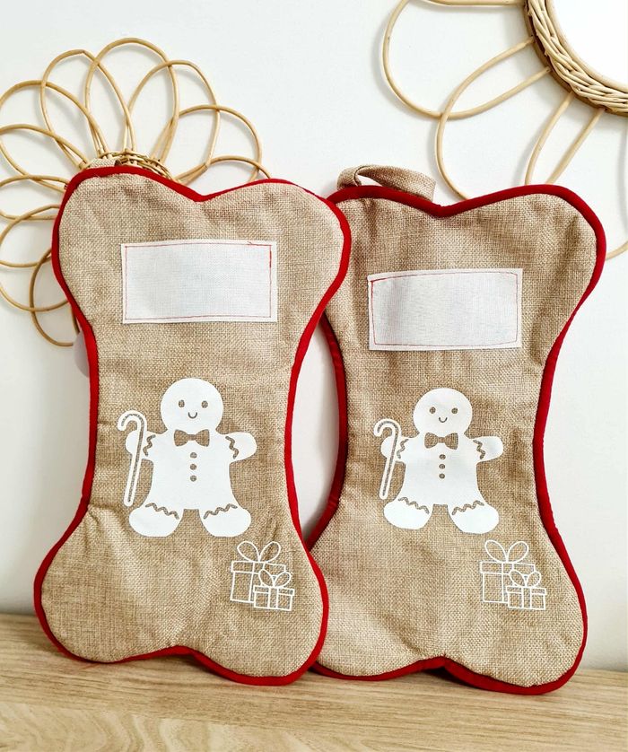 Chaussette de Noël personnalisable avec prénom