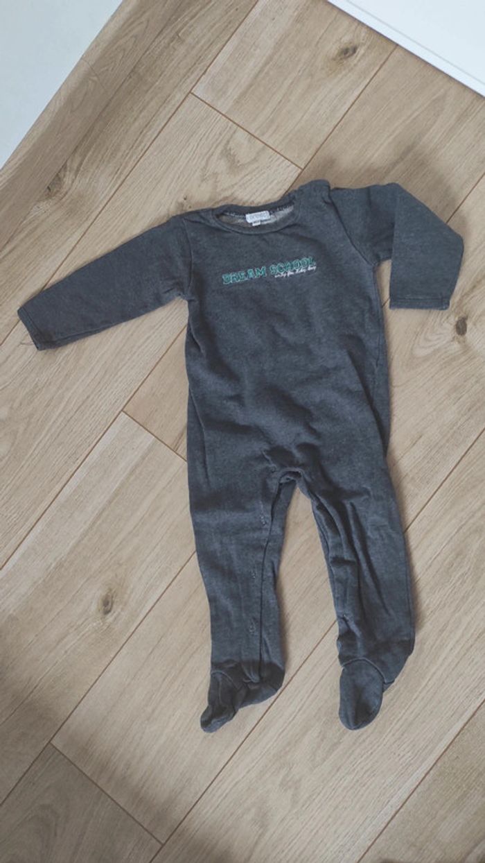 Pyjama jersey gris anthracite