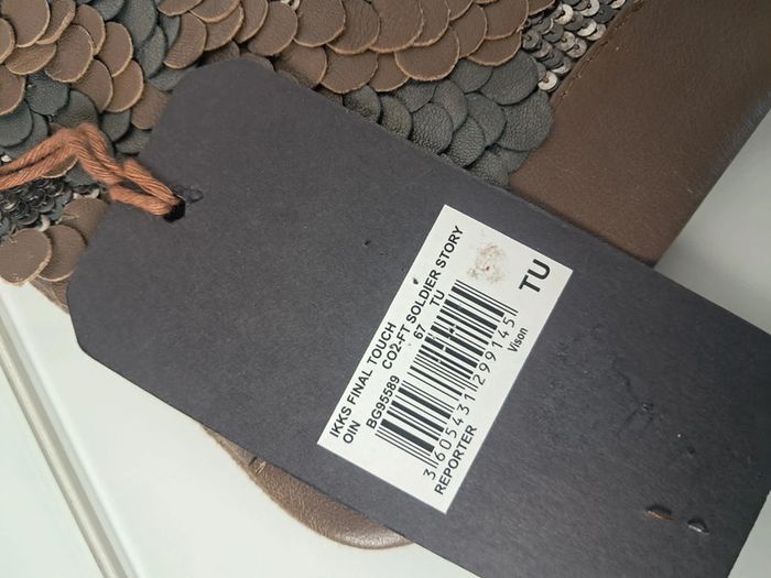 Ikks pochette rangement sac à main en cuir neuf - photo numéro 13