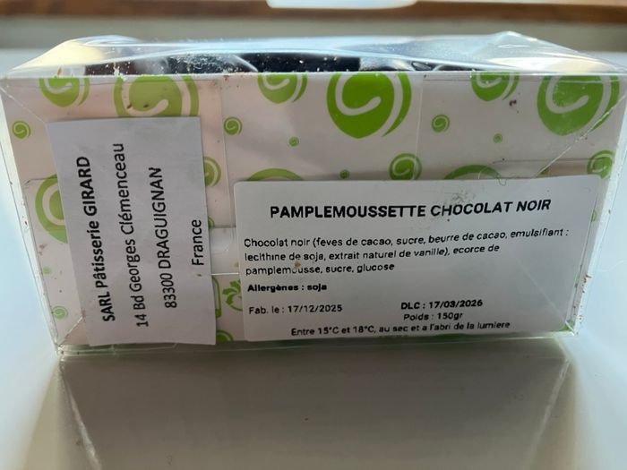 Petits Chocolats pamplemousse - photo numéro 2